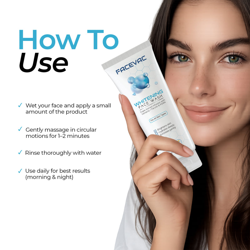 FaceVac- Whitening Facewash